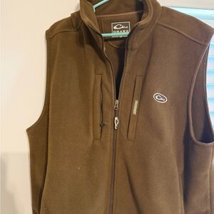 Drake Men's Chocolate Fleece Vest